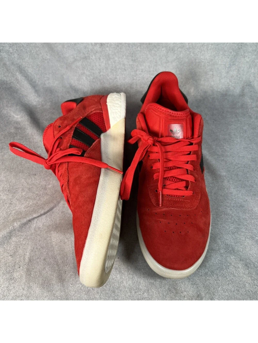 adidas 3ST.004 FY0500 Red  Skateboarding Low Top Suede Men -1233-2I